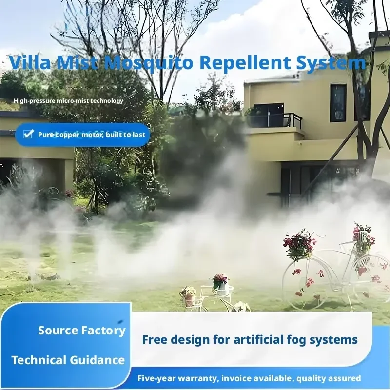 i Daringfish Modern Courtyard Villa Mist-spray Mosquito-repellent System for Hotel Campground & Garden-Automatic Artificial