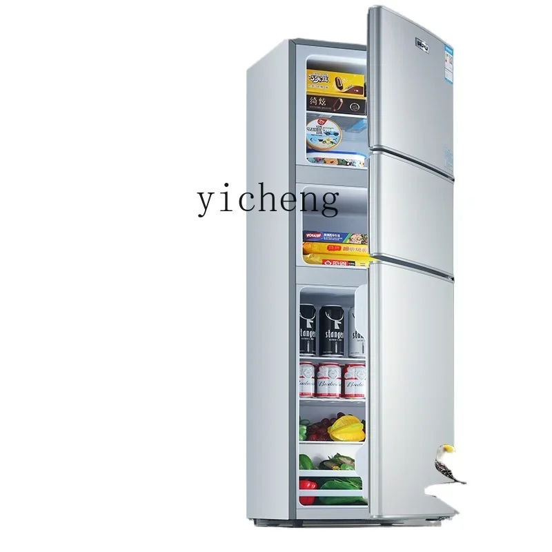 

ZK small refrigerator medium-sized household small dormitory rental room double door large capacity three door refrigerator