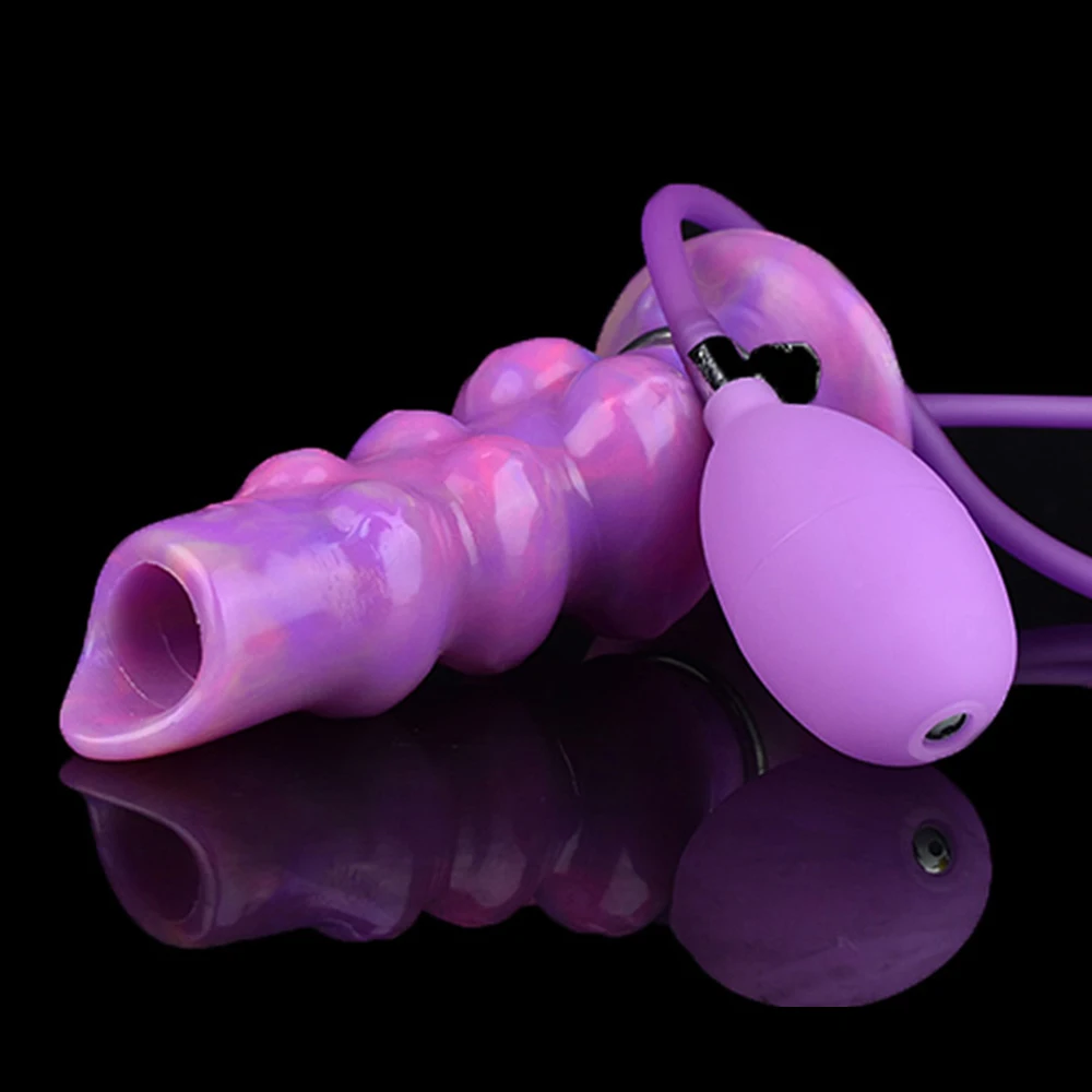 YOCY Pneumatic Ovipositor Lay Eggs Anal Plug Silicone Knot Dildo Female Vaginal Masturbator Sex Toys For Adult Couple Sexy Shop
