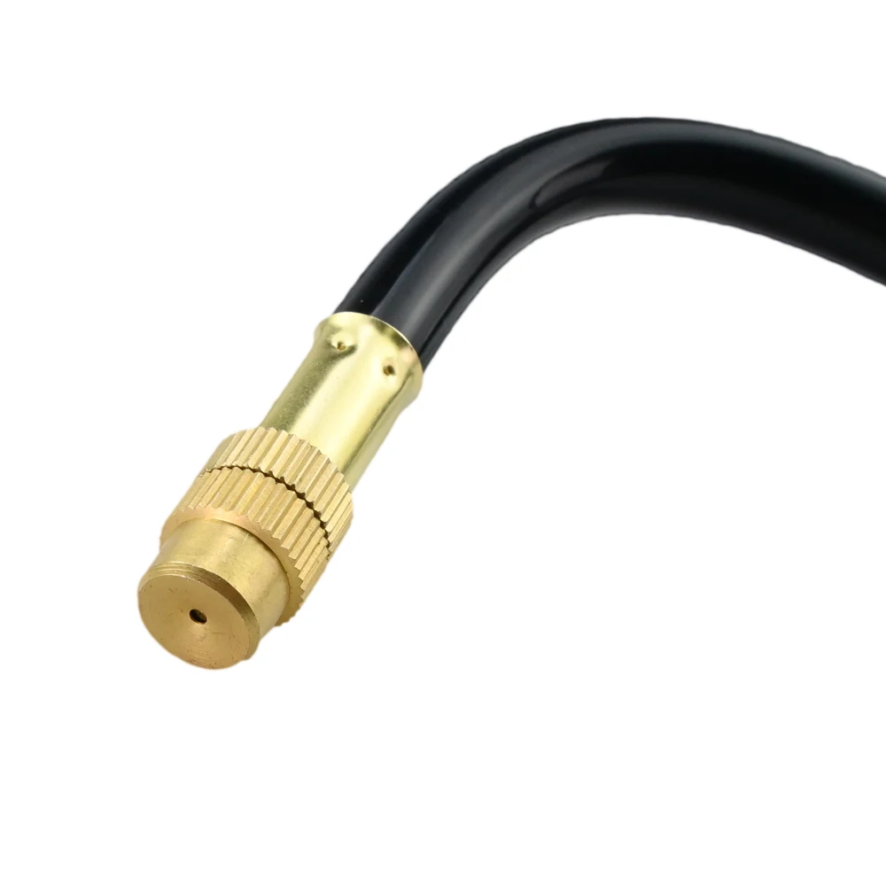 6MM 8MM 10MM 12MM  Push Lock Joint Tee Connector With 20CM Length Free Bending Copper Misting Nozzle Garden Water Sprayer