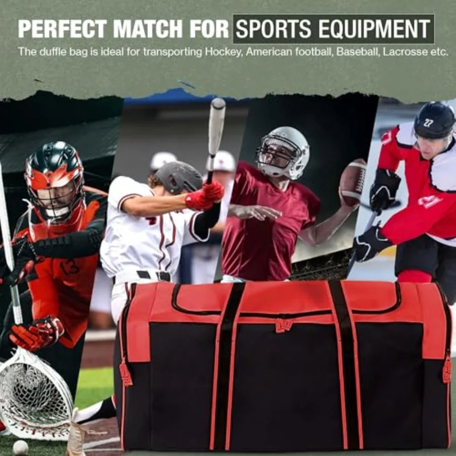 Jetstream Heavy Duty Multi Pocket Durable Sports Gym Equipment Travel Duffel Bag view 6