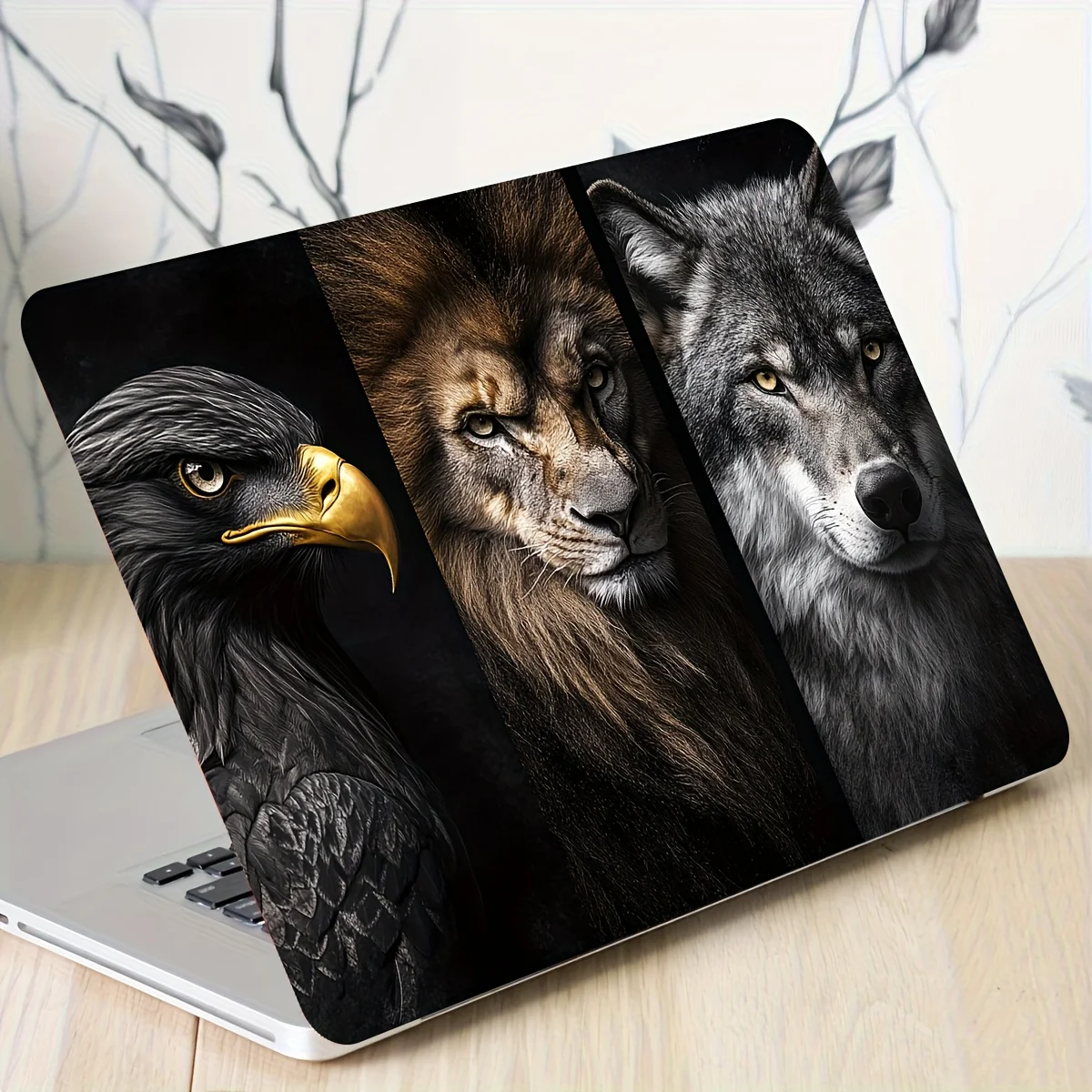 Vinyl Laptop Case Stickers, 2 Pieces/Set, Scratch Resistant DIY Art Case, Universal Netbook Skin Stickers Non-Reusable Laptop