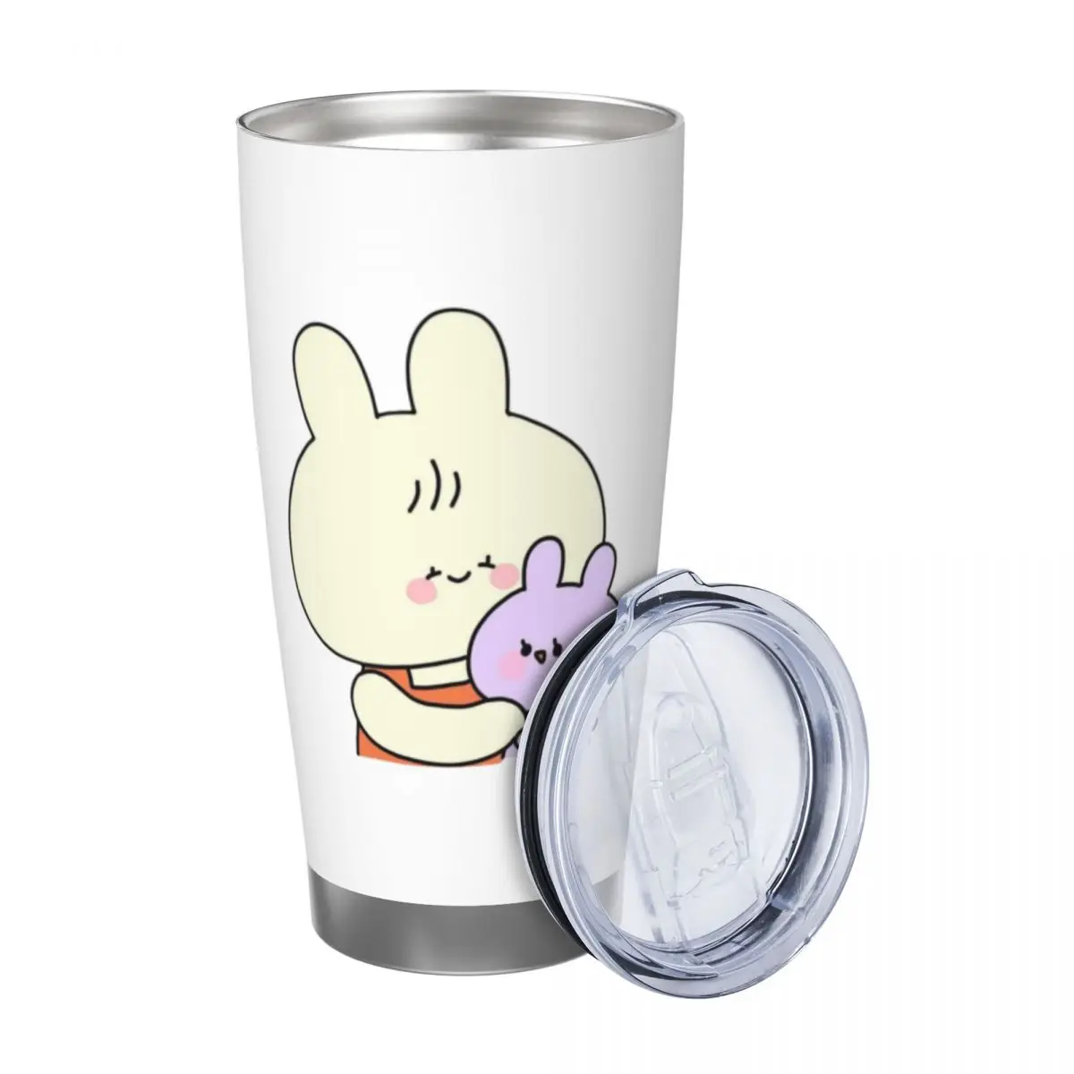 Asamimichaan Cute Asamimi 20oz Stainless Steel Insulated Thermal Coffee Car Cup Cold Hot Mugs Vacuum Flask