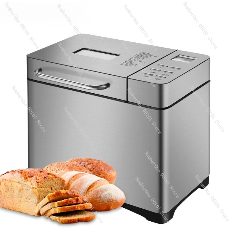 Home Automatic Bread Maker Stainless Steel Dough Mixer Fermentation Toast Cake
