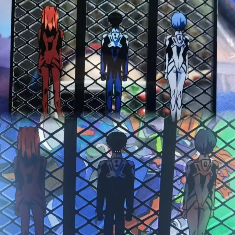 신세기 에반게리온 아야나미 레이 아스카 랭글리 소류 크리 에이 티브 맞춤형 애니메이션 주변 장치 아크릴 투명 카드 사진