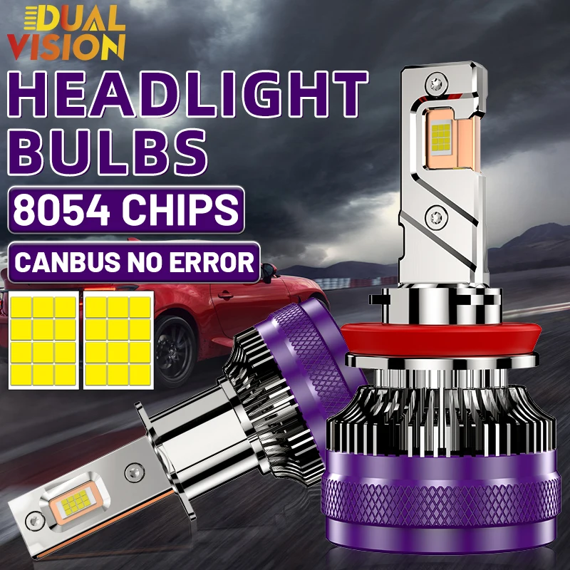 

H4 H7 H11 LED CANbus K5C K6C Headlamp H1 H8 9005 9006 HB3 HB4 9012 HIR2 H3 1000000LM 1300W Car Led Headlight Mini Auto Fog Light