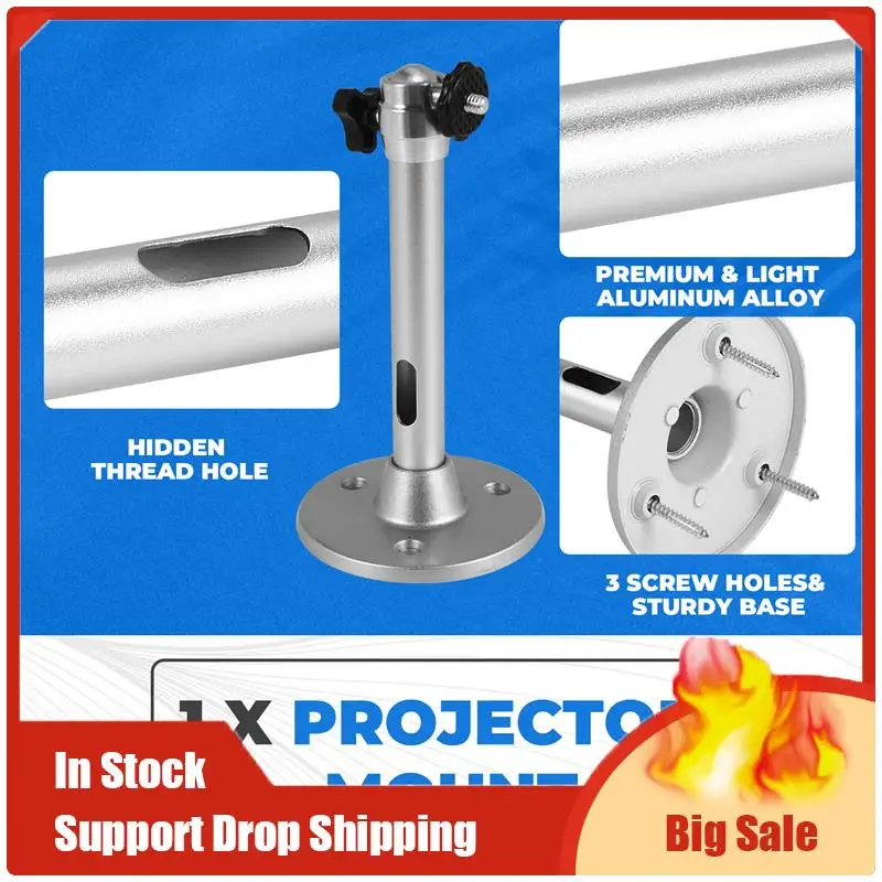 Лучшие предложения Потолочное крепление для мини-проектора, вешалка для проектора, совместимая с проектором DR.J VANKYO QKK/CCTV/веб-камерой/нагрузкой Cameron 11 фунтов