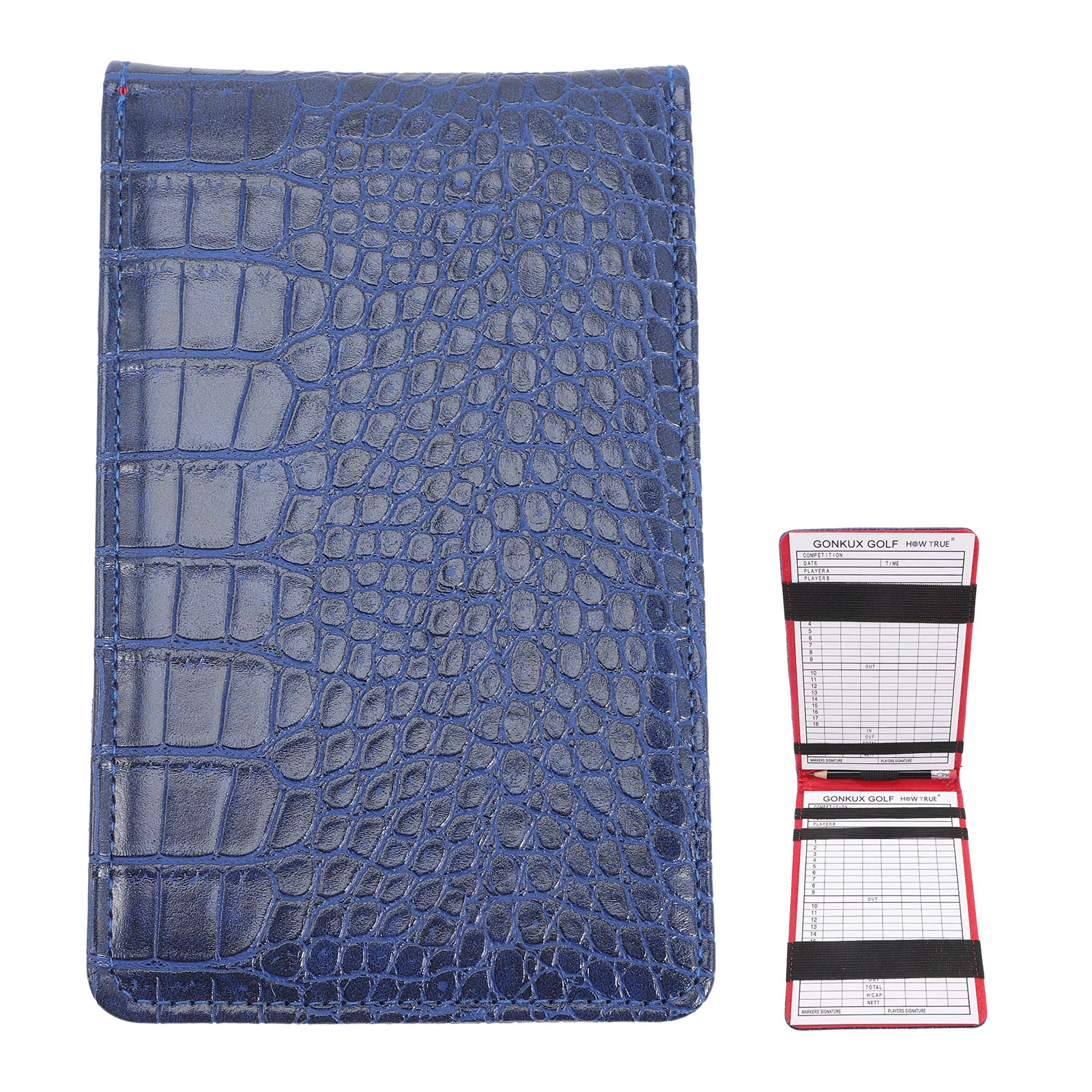 

Sports Card Holder Golf Score Book Golfs Scorecard Portable Notepad Fine Recording Notebook Pu Scorebook Golfs Tool Score Supply
