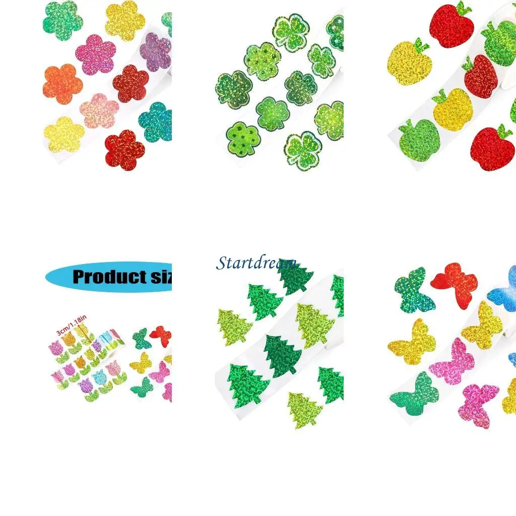 Flowers Sticker Cartoon Gift Sticker Butterfly Sticker Reward Sticker K92C