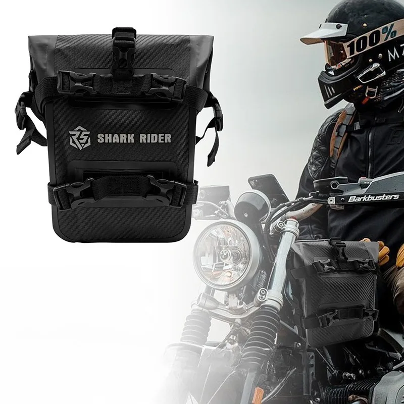 

Motorcycle Bumper Bag Reflective Waterproof Side Bag Frame Crash Bar Pack Outdoor Travel Cycling Tool Placement Bags