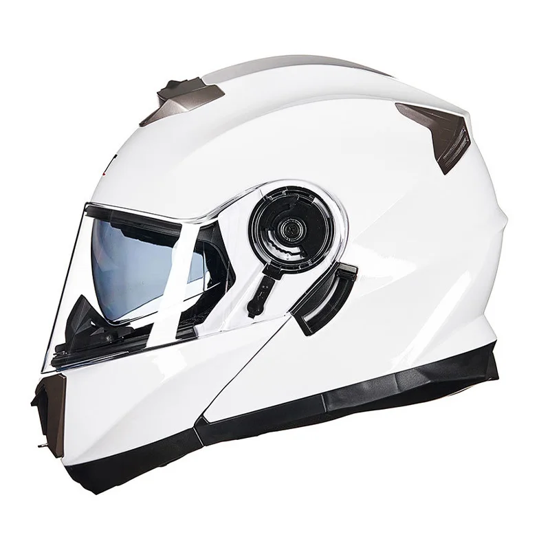 

High Quality Motorcycle Full Face Helmet All Season Adult Riding Modular Flip Up Helmet Casco Moto Men Women Pilot Moped Helmet