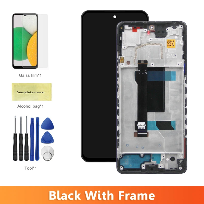 6.67" AMOLED For Xiaomi Redmi Note 12 Pro 5G 22101316C LCD Display Touch Screen Digitizer Assembly For Redmi Note 12 Pro Plus