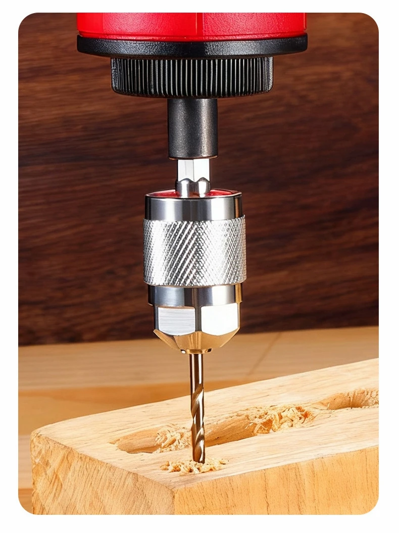

Drill Chuck Keyless Screwdriver Impact Driver Adaptor Electric Micro Motor Clamp Mini Chuck Fixture Hex Shank Drill Bits Adapter