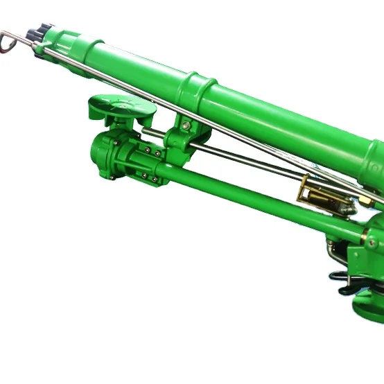 2025년형 농업용 농장 관개 스프링클러 시스템 100m 범위 360도 물 분사 신형 IoT 지원 대형 레인건 엔진 기어박스