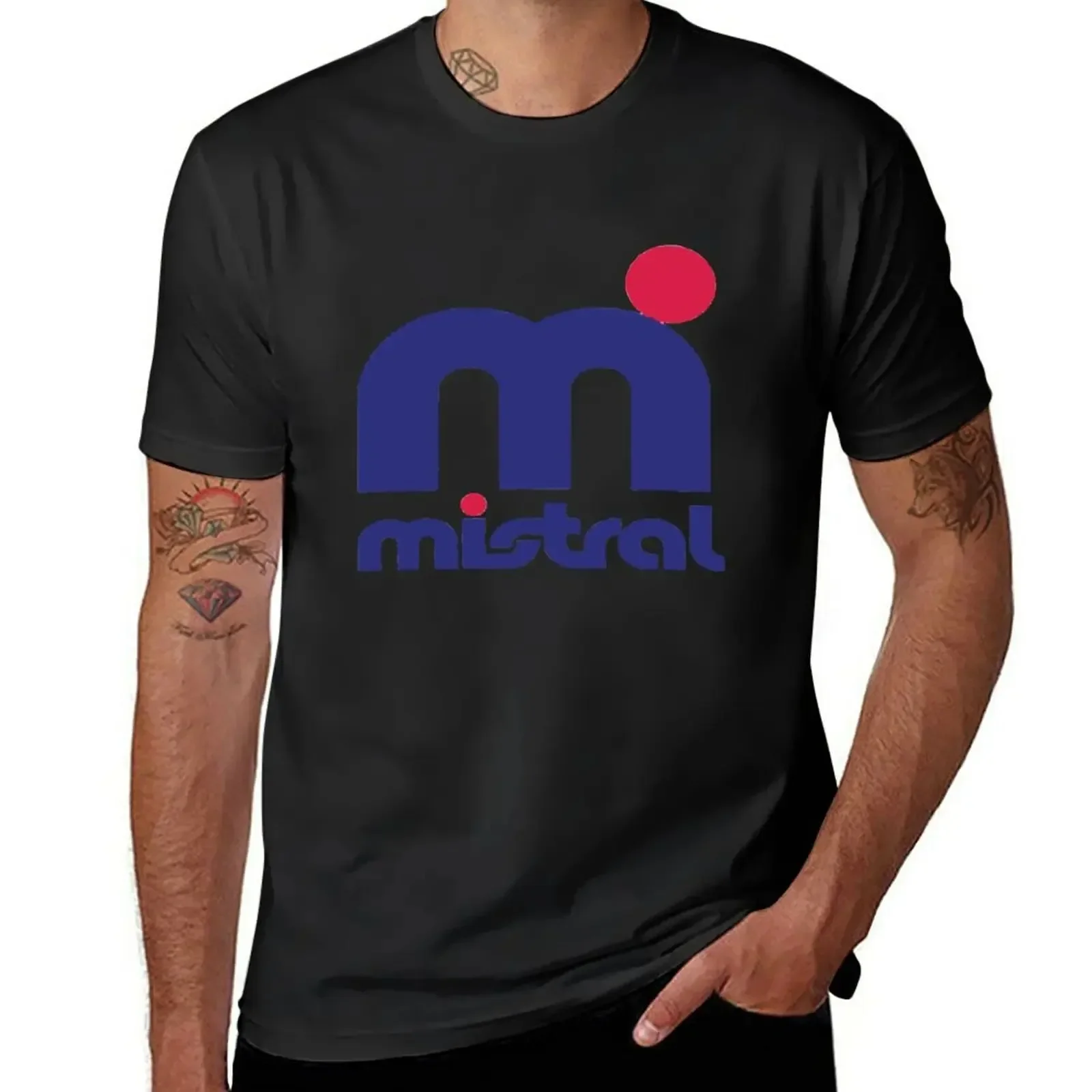 Men Women Mistral Surfing Tee Summer Cotton Tshirt Oversized Black Short Sleeve T Shirt Brand Print T-shirt Top Clothes Homme