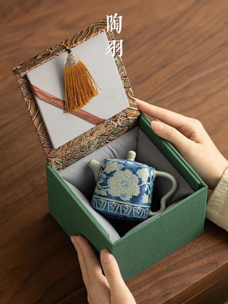 service-a-the-artisanal-en-ceramique-bleu-et-blanc-theiere-a-quatre-cotes-pour-usage-domestique-appareil-de-preparation-du-the-haut-de-gamme-outils-de-the-gongfu-tasse-a-the