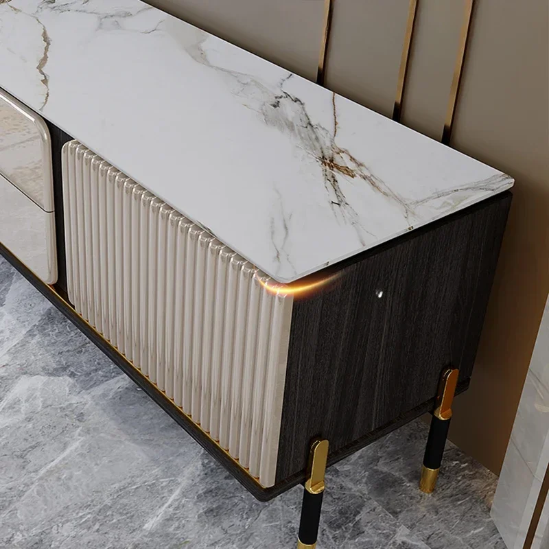 Modern Living Room Furniture Storage Tv Stand Table Entertainment Center Design Cabinet Nordic Mueble Para Tv Luxury Corner JGY image 2