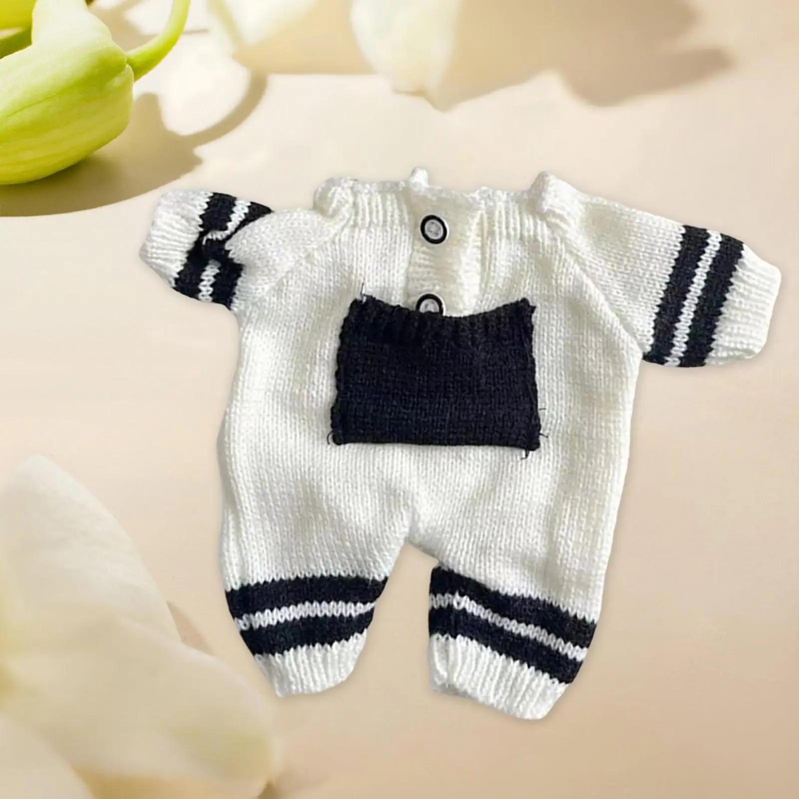 Dolls Knitted Jumpsuit Sweater Stylish Doll Onesie Costume for 38cm Dolls Dress up Girls Dolls Birthday Gifts Thanksgiving Gifts