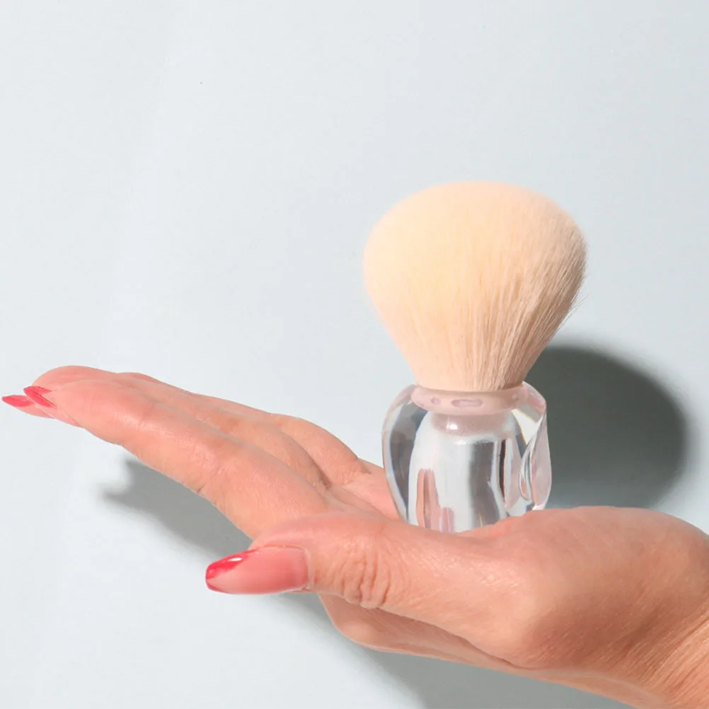 

Premium Makeup Brush Tool Loose Powder Blush Foundation Beauty Brush For Women Girls Soft Dense Synthetic Hair