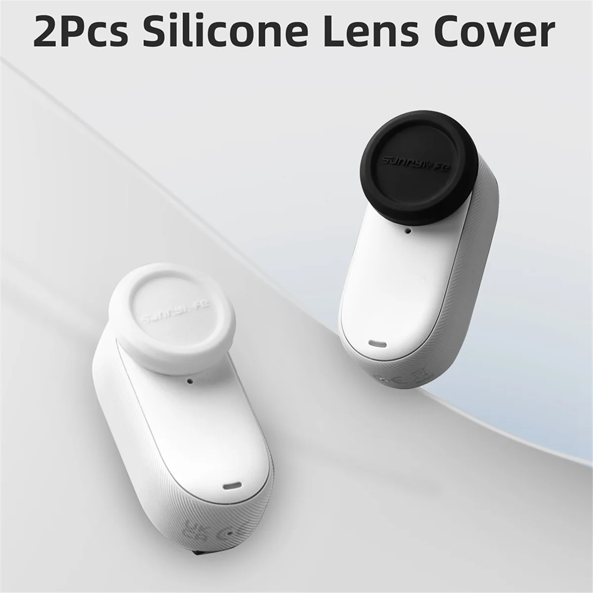 2Pcs Camera Lens Protective Cover for GO 3S Silicone Lens Cap Dustproof Scratch Resistant Protective Cover