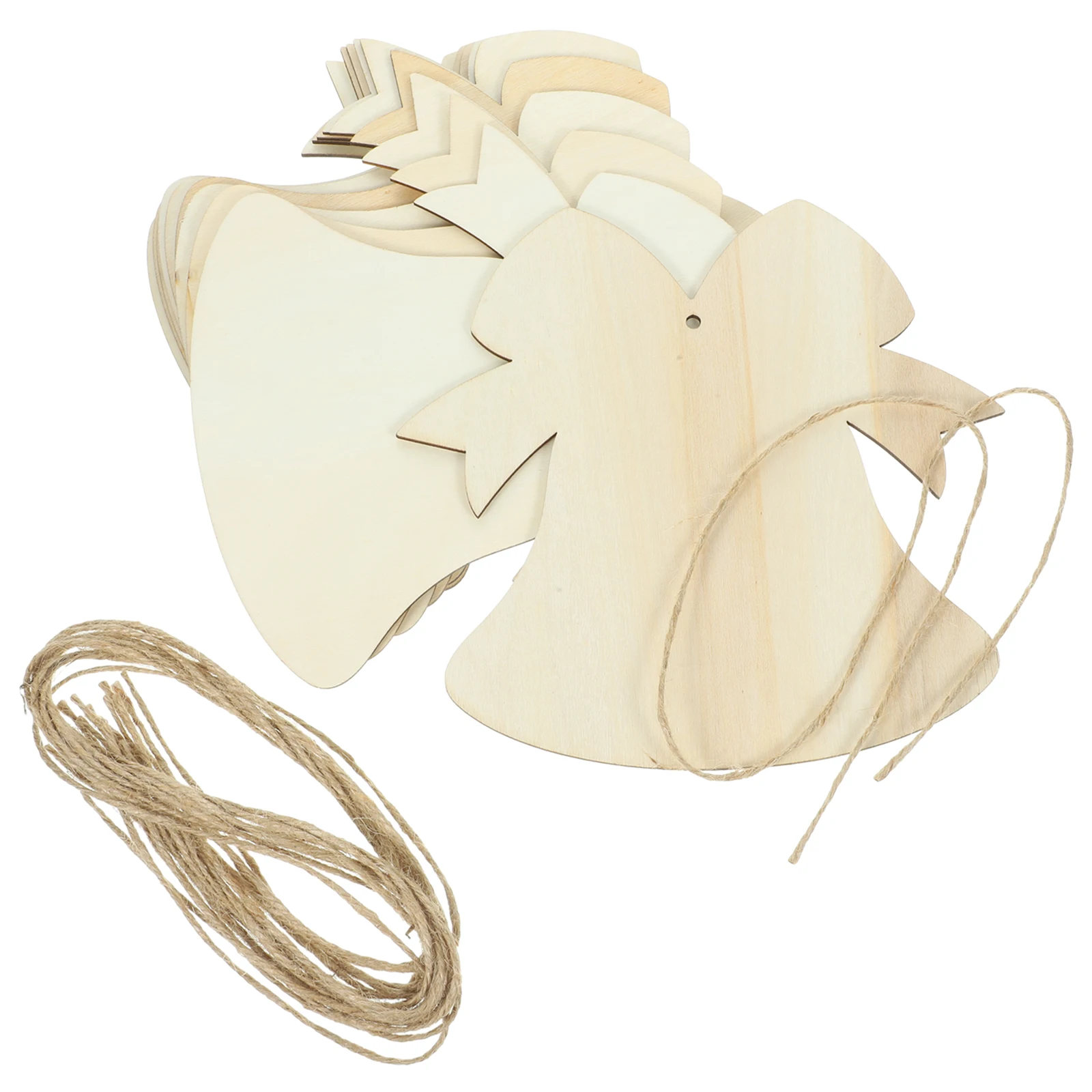 

10 Pcs Christmas naments Unfinished Slices H Painting DIY Craft Decoration Xmas Christmas Wood Chips Tree Gifts