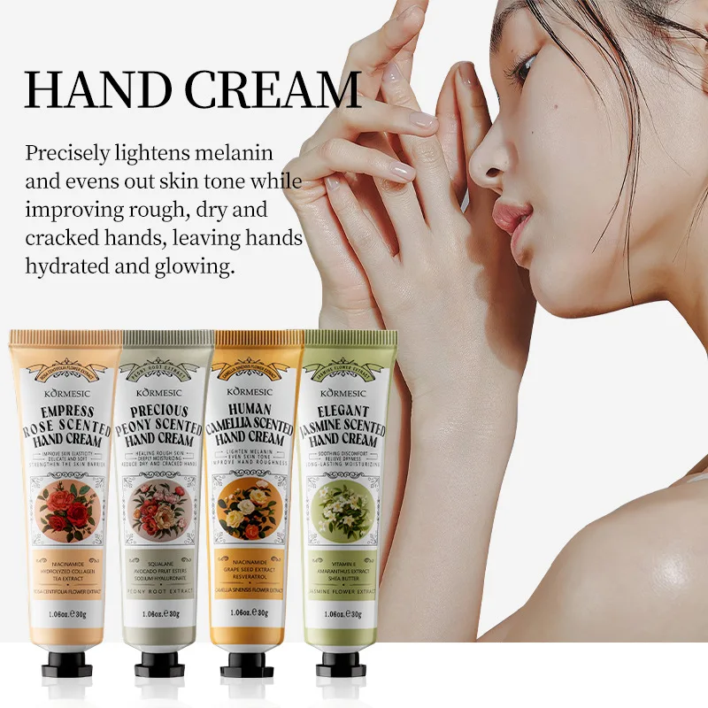 Kormesic Plant Extract Hydrating Hand Cream Anti Wrinkle Moisturizing Lotion Nourishing Whitenting Blooming Garden Skin Care