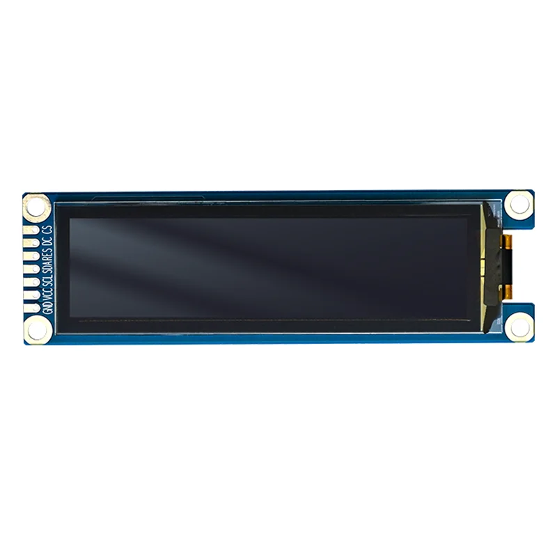 3.12 inch OLED Screen 256*64 Resolution HD SPI Interface SSD1362 Driver Supports 16-Level Grayscale 7Pin White Light