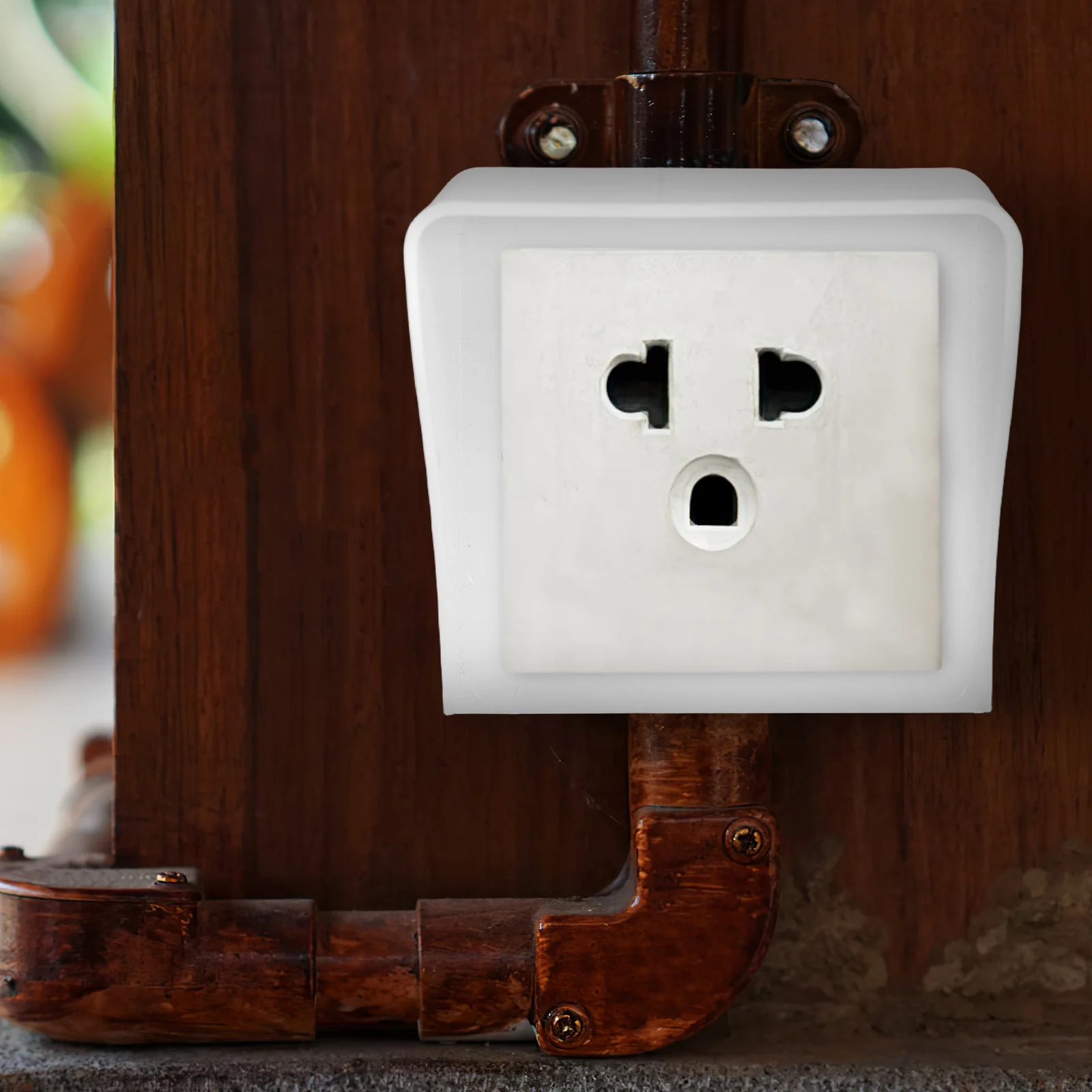 

Rainproof Socket 86 Type High Waterproof Durable Easy Installation Outdoor Use Waterproof Plug Cover Safety Box