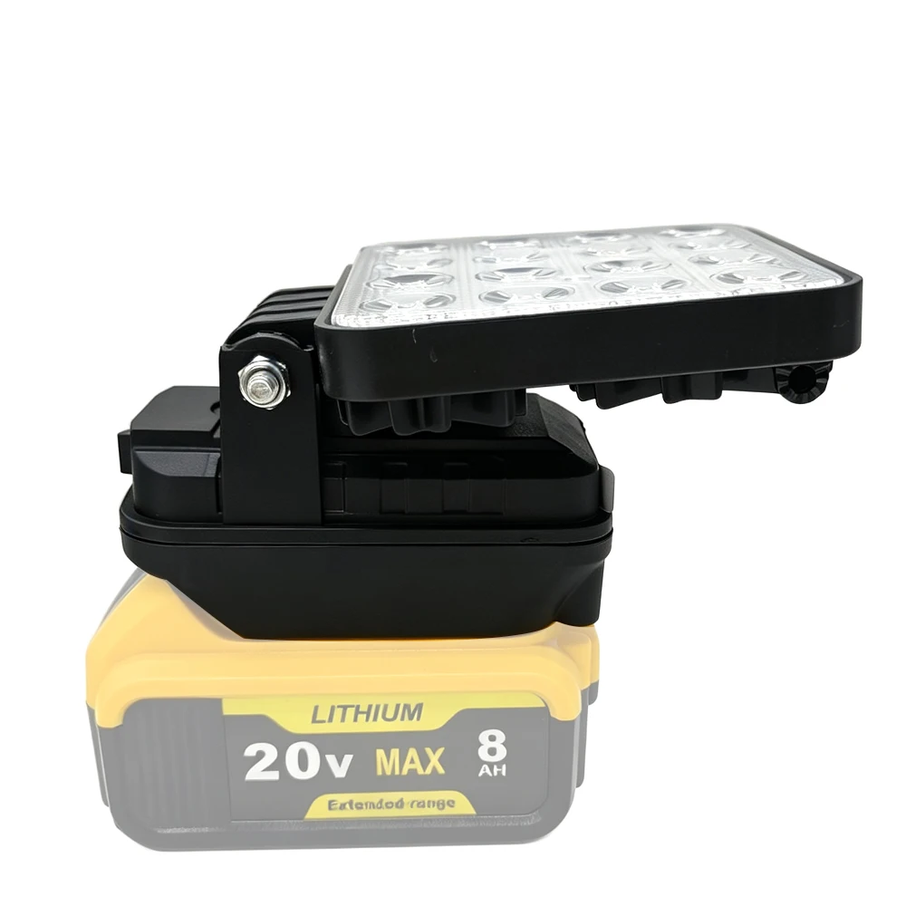 For Dewalt 20V Li-ion Battery LED Work Light 4/6/8 Inch Flashlight Portable Emergency Flood Lamp Camping Lamp