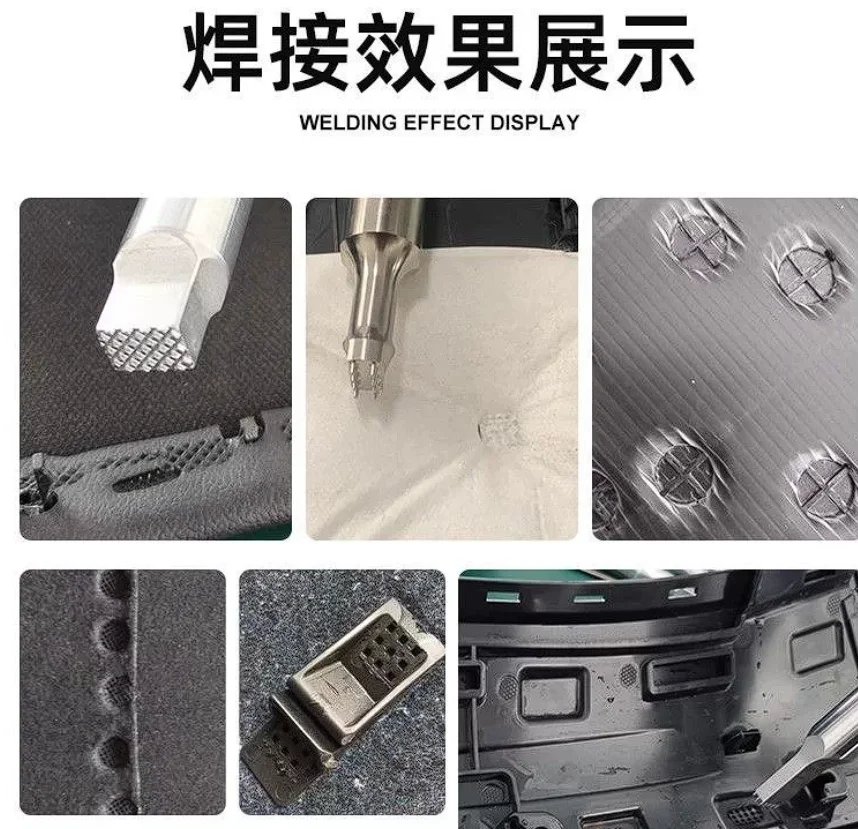 800W 35K Handheld Ultrasonic Spot Welder Plastic Welding Machine For Car Door Panel Cleaning Belt