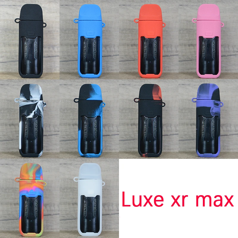 

10pcs Silicone Rubber Soft Case For VAPORESSO LUXE XR MAX Protective Texture Skin Cover Shield Sleeve Wrap