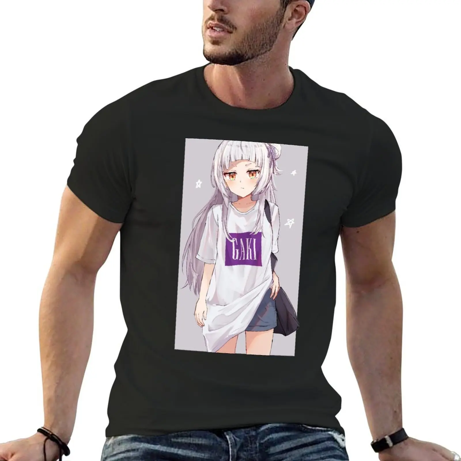 Murasaki Shion on Street T-Shirt graphic t shirts oversized graphic tee outfits for men