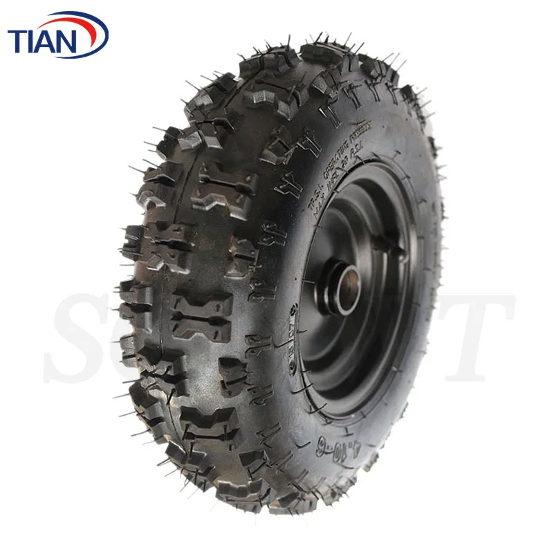 13 inch 4.10-6 Inch Hub Tires Snow Plow Butterfly Tyres 47cc For 49cc Small ATV Go Kart Mini Quad Bike Snowmobile Wheel Parts