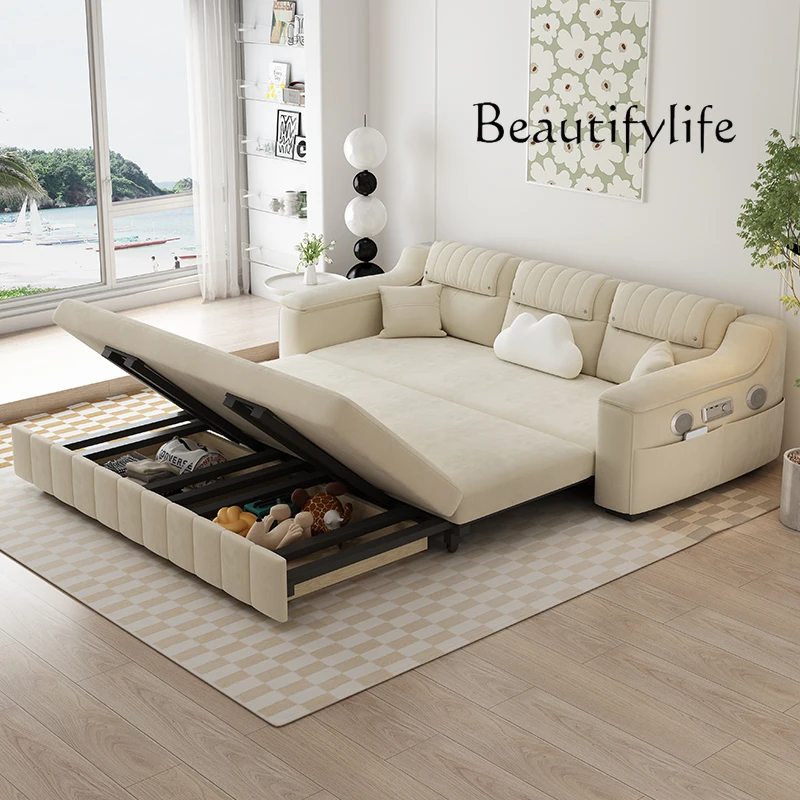 Dual Use Sleep Sofas Bed Recliner Designer Nordic Floor Folding Sofa Lazy 3 Seater Divano Letto Pieghevole Living Room Furniture