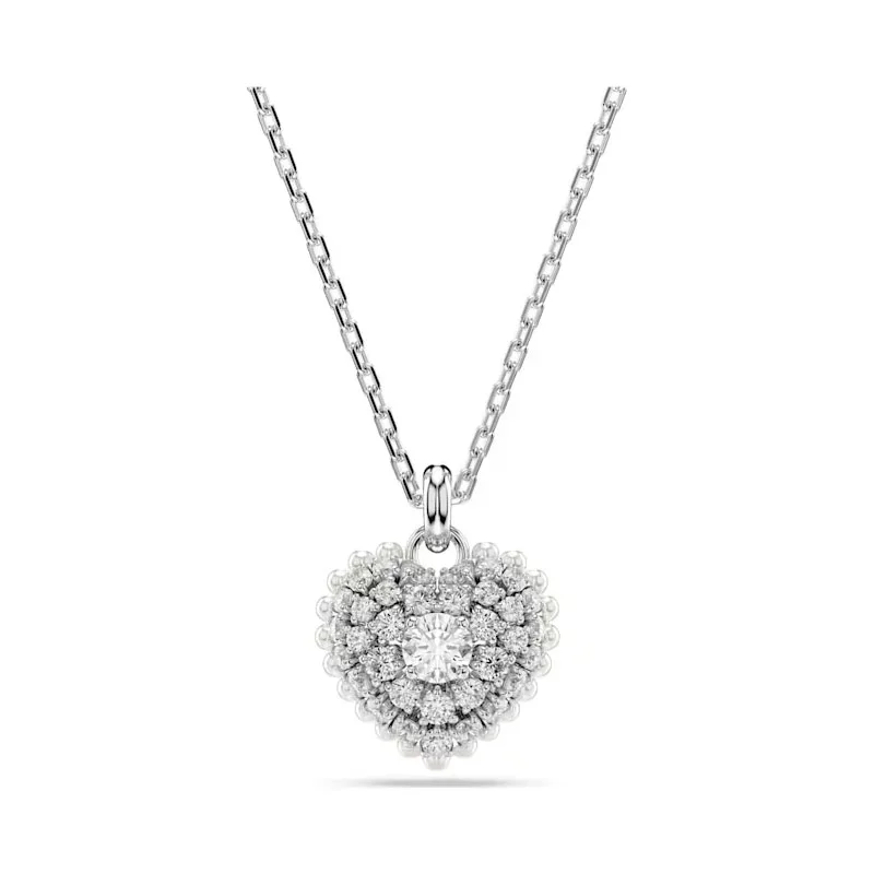 2026 Nieuwe Trend Luxe Kristal Sets Charm Roze Hart Groene Schelp Hanger Kristal Mode Dames Kettingen Armband Ring Oorbellen