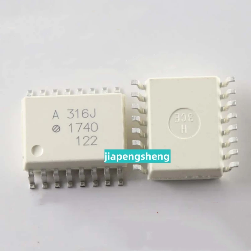 

(1PCS) new imported HCPL-316J SOP16 patch A316J IGBT drive optocoupler HCPL316J