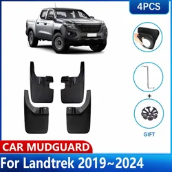 For Peugeot Landtrek 2019~2024 Car MudFlap Mud Flap Anti-splash Fender Guards Splash Front Rear Wheel Mudguards Auto Accessories