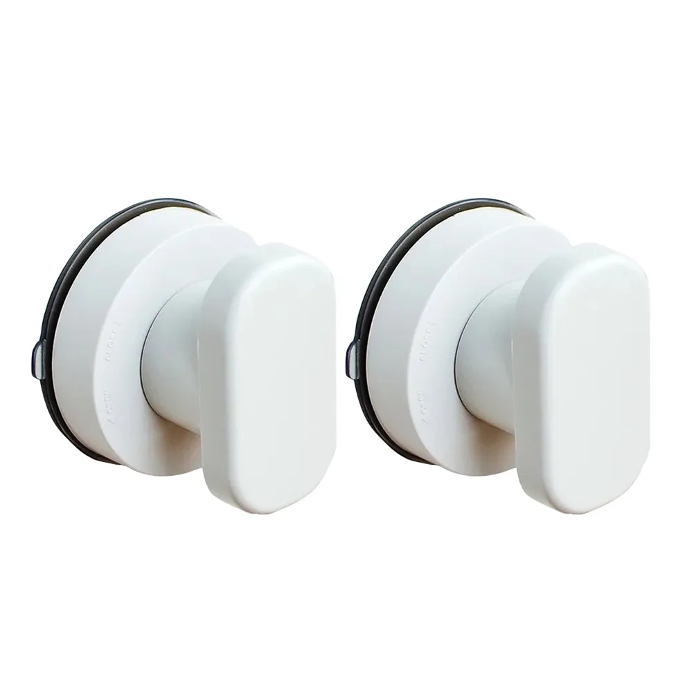 2Pcs Safety Grab Bar Suction Handle Plastic Stainless Steel Bathroom Bathtub Handrail for Elderly Toilet Stability Support