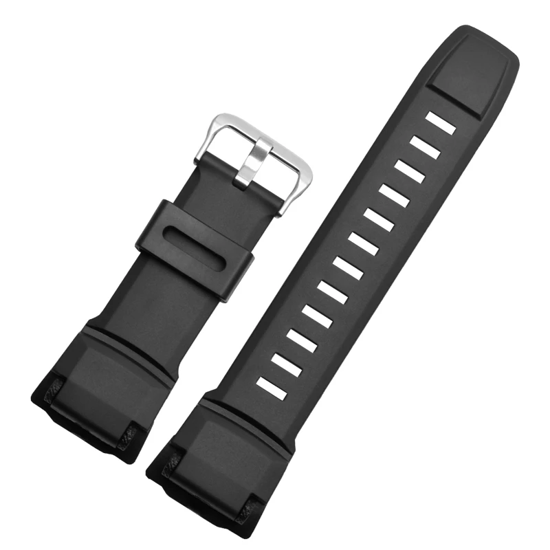 For Casio PRG-250 260 280 500 550 PRW 2500 5100 5000 3500 soft silicone strap bracelet connector dedicated sports watch band