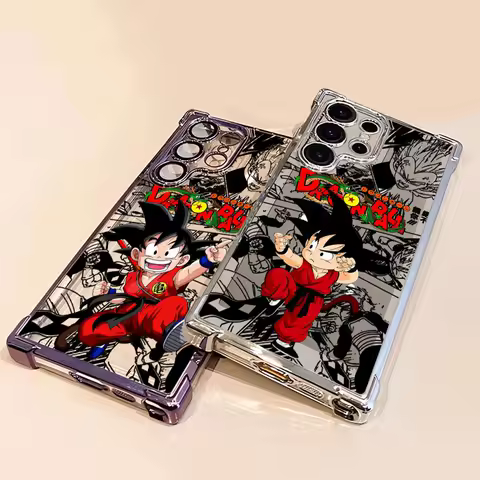 Soft Phone Cover Case for Samsung Galaxy S21 Plus S25 Edge S23 S20 FE S24 S22 Ultra Dragon Ball Anime Goku