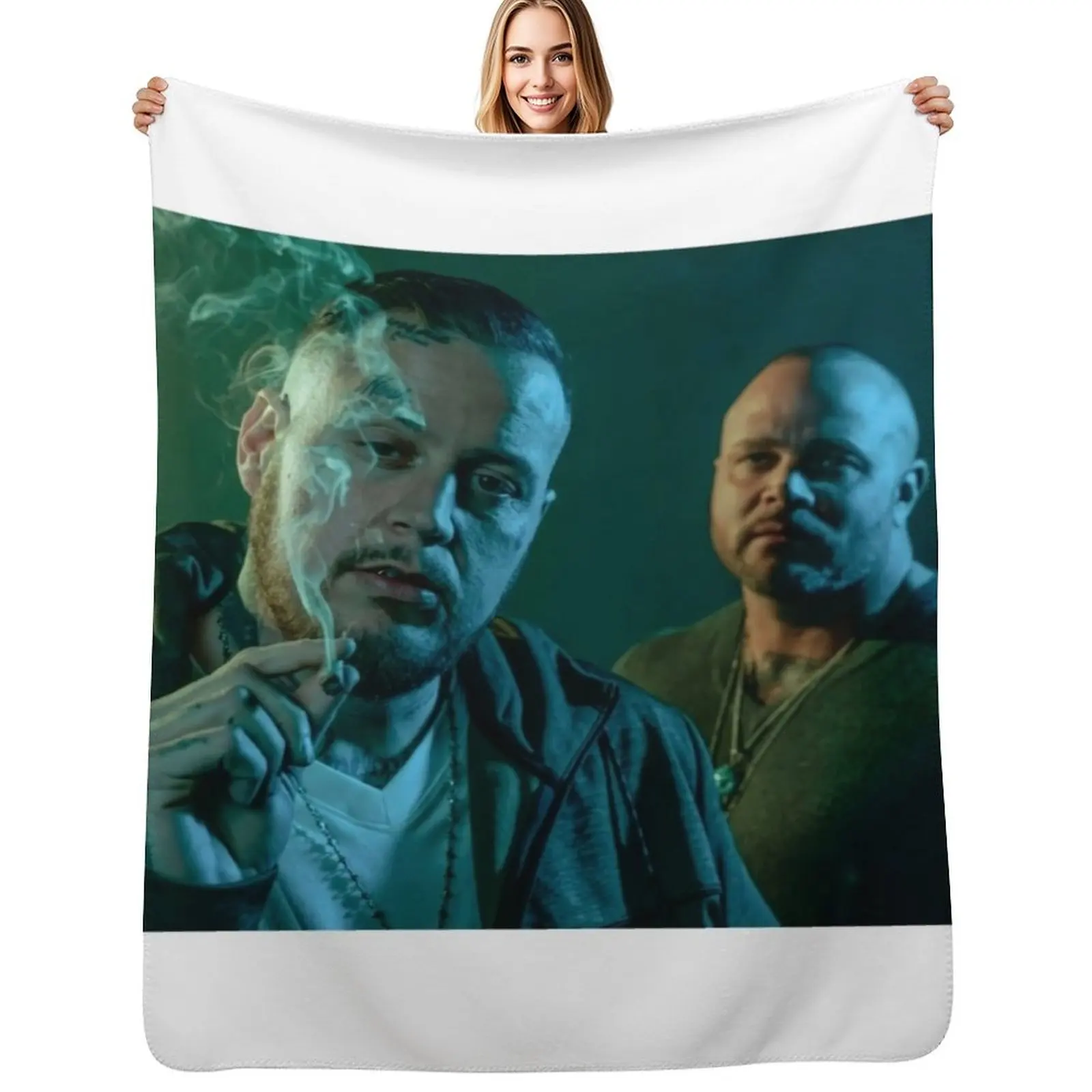 trending singer and rapper Throw Blanket Faux Fur Soft Warm Blanket for Bed