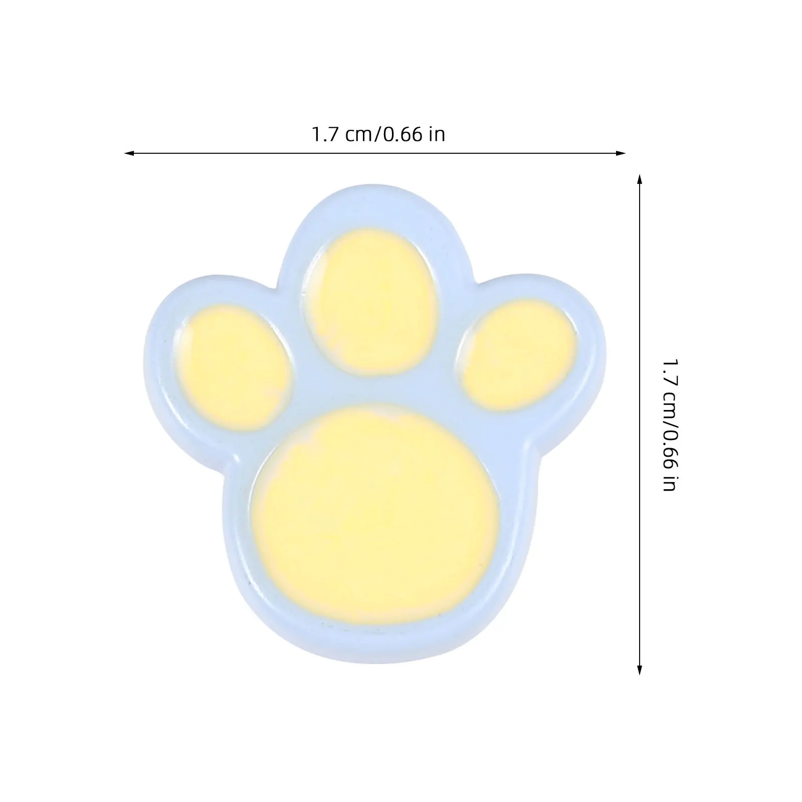 20pcs Cat Paw Resin Buttons Diy Sewing Buttons For Clothing Crafts Decorative Button Fashion Holes Button Sewing Craft