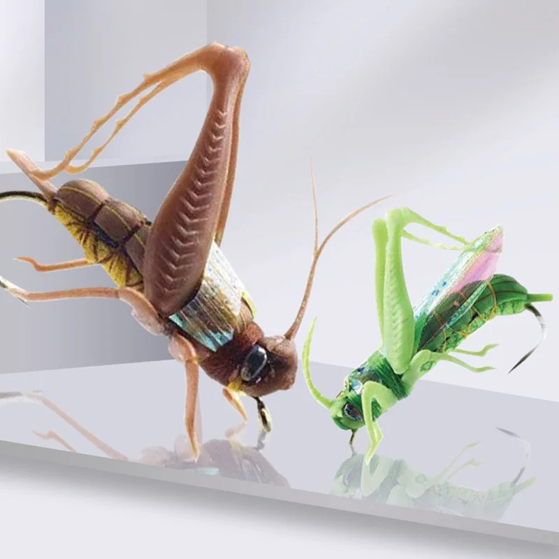 1pc Fishing Lure Locust Bionic Bait Cross-border Dedicated To Luya Baits Mino Bait Micro-object Luya Lure Insect Simulation Lure