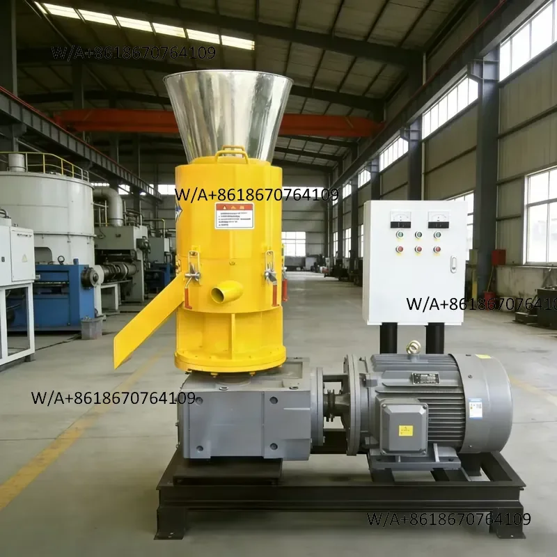 Industrial 1T/H Gear Driven Biomass Wood Pellet Mill Machine Gearbox Reducer CE Certified ISO Approved Motor High Efficiency