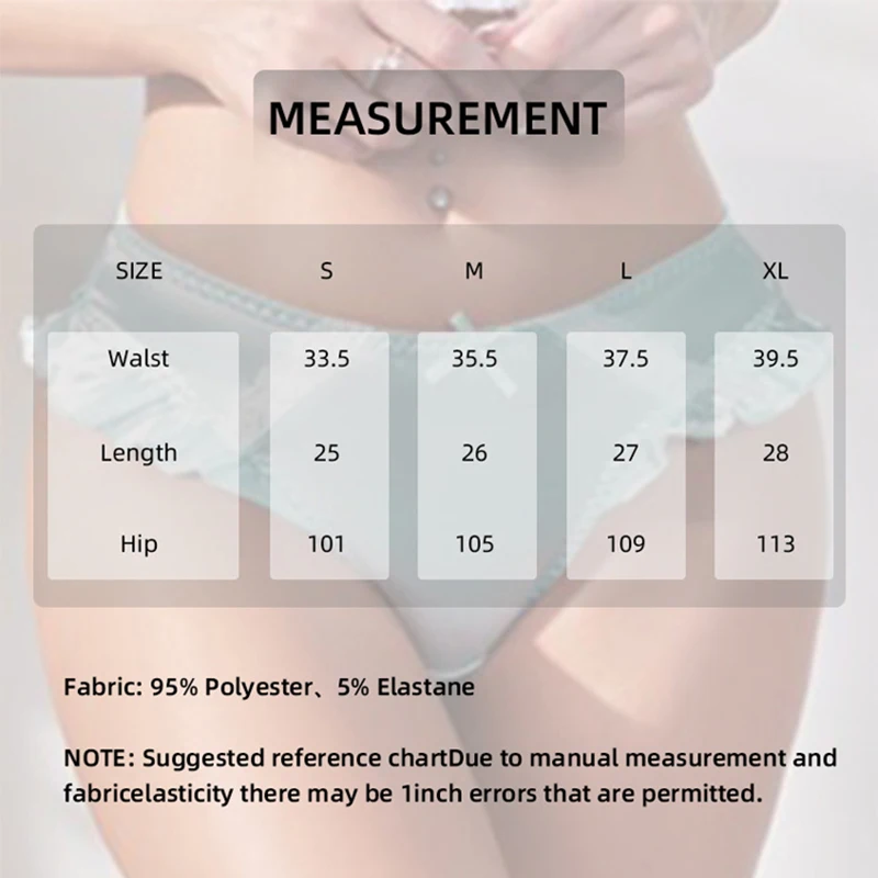 3Pcs Silky Satin Sexy Women's Knickers Frill French Underwear Briefs Breathable Lace Triangle Panties for Summer Lingerie Set