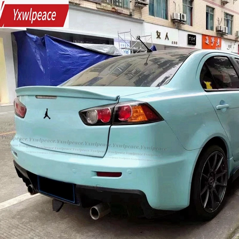 

For Mitsubishi Lancer EX Evo 2008 -2015 High Quality ABS Unpainted Color Rear Trunk Spoiler Sport Accessories Kit