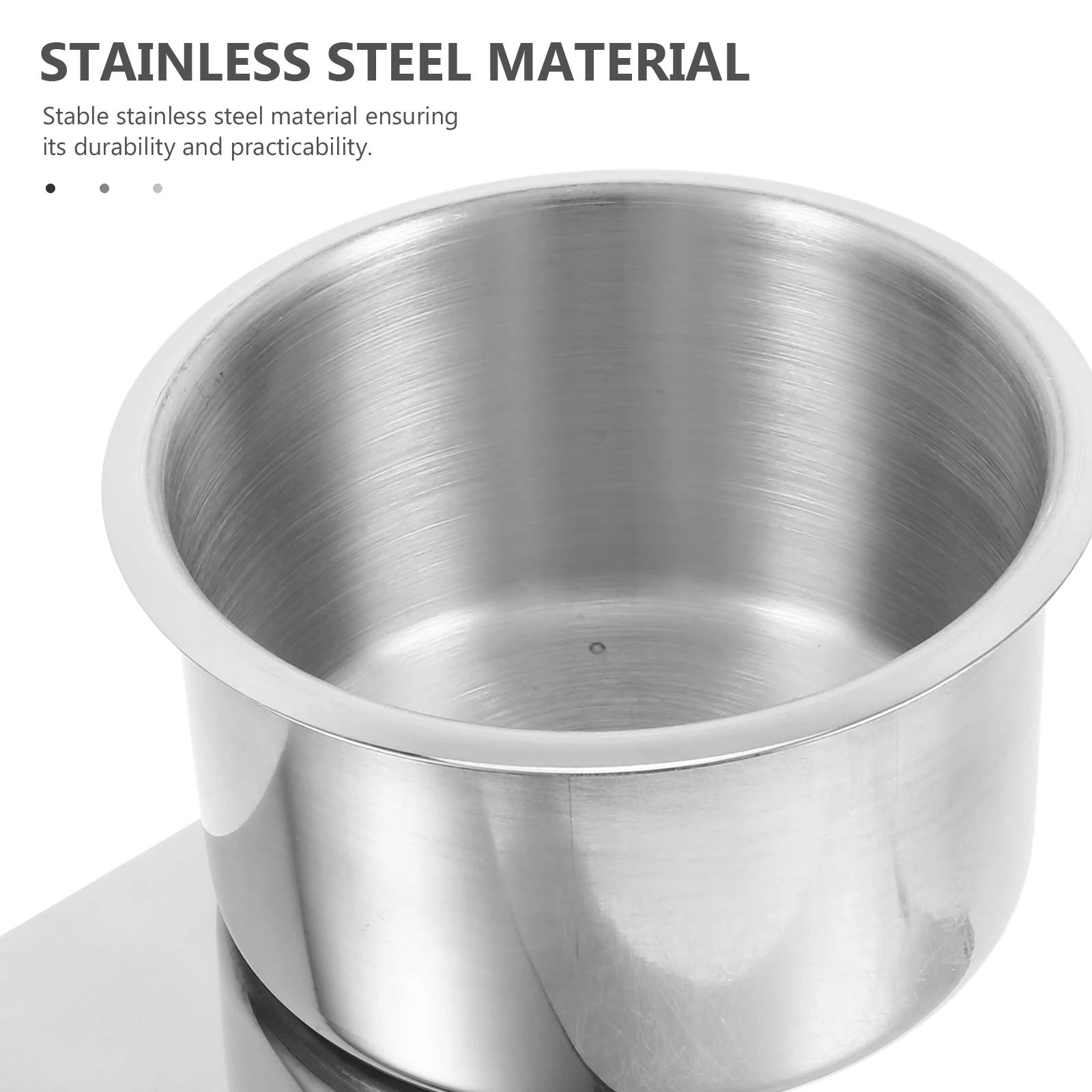 

1pcs 1 Stainless Steel Cup Holder Drink Glass Stand 3 5 Inch Poker Table Accessory Bottle Stand Easy Clean