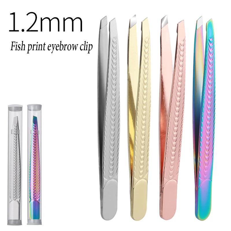 Eyebrows Tweezers Trimmer Professional Beard Eyelash Brow Hair Removal Plucker For Face Makeup Tool Man Or Women' Bag