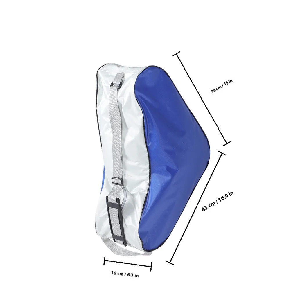 2 قطعة حقيبة التزلج على الجليد سعة كبيرة أكسفورد القماش دائم المحمولة التزلج حاوية الأحذية للنساء سستة إغلاق تزلج #4