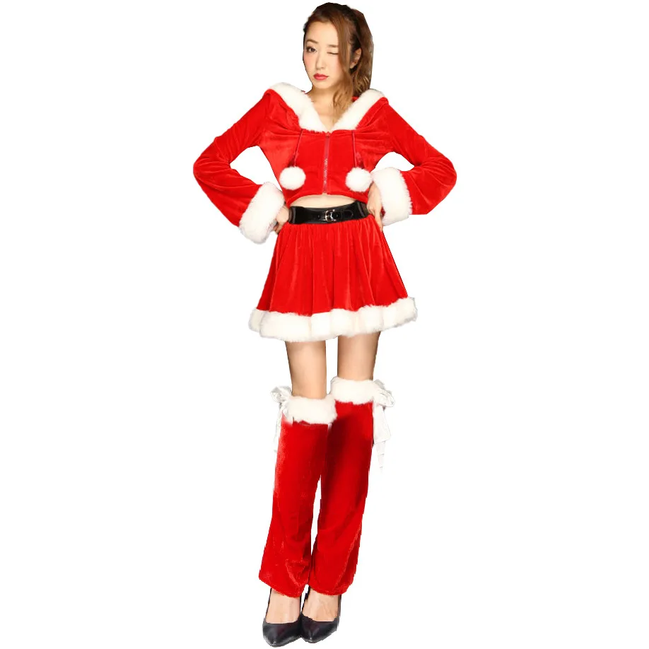 

Women's foot suit Christmas uniform Christmas suit